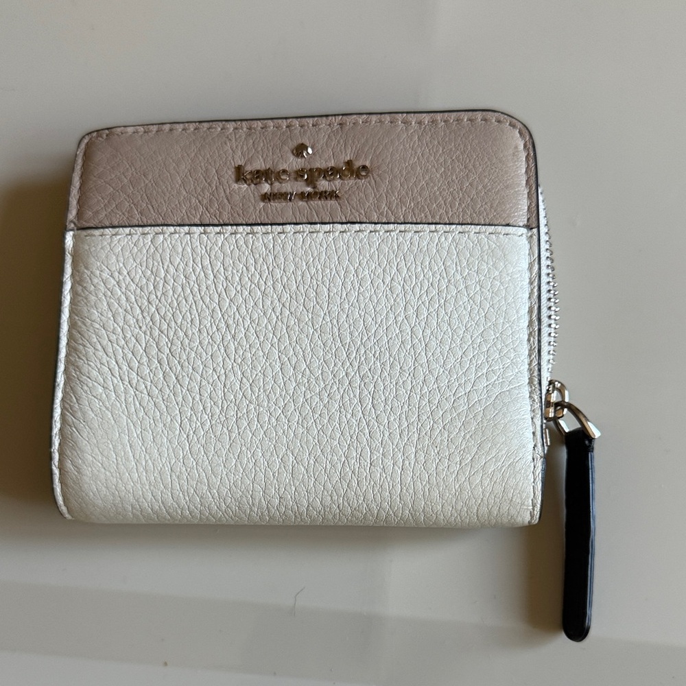 Kate Spade Cream and Tan Wallet